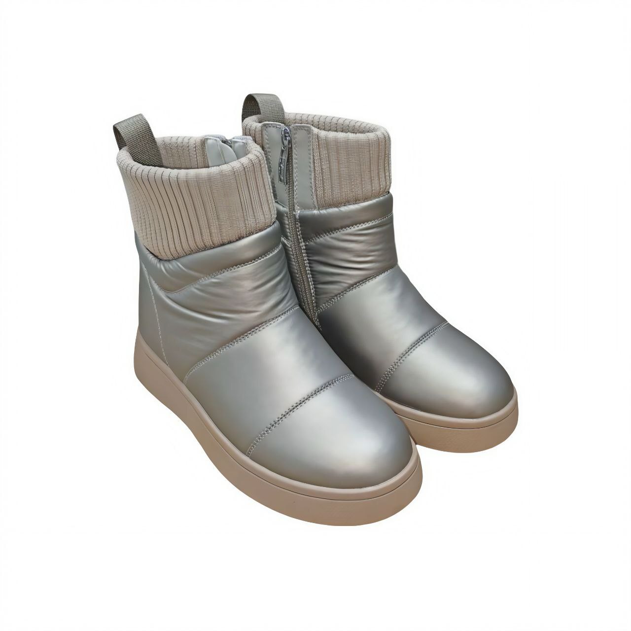 [1002-253] Дутики женские,beige / 37 / Золотой / Дутики / Женский / Зима / Нет / Finn Line