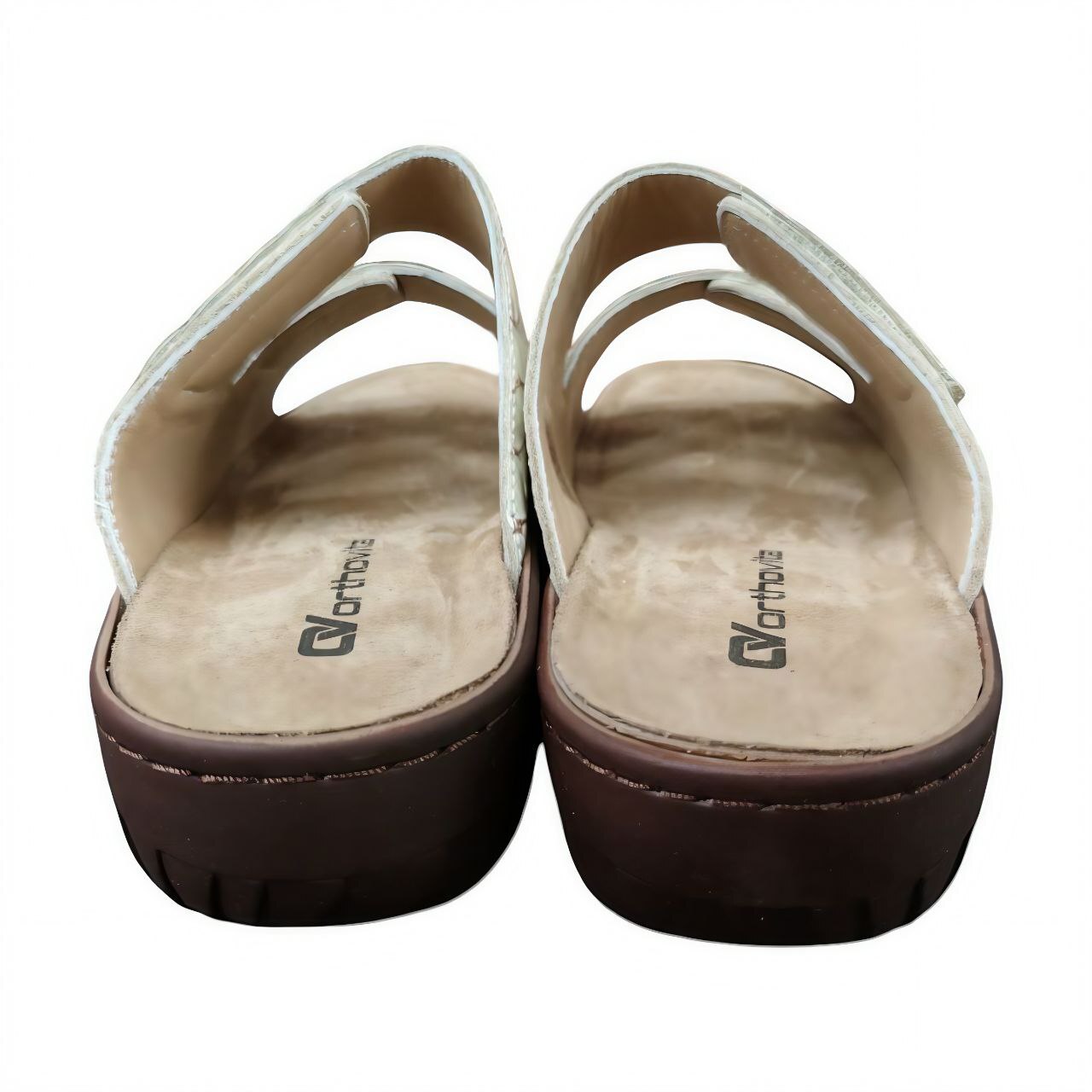 Шлепанцы женские, цвет бежевый (ORTHOVITA COMFORT SHOES)