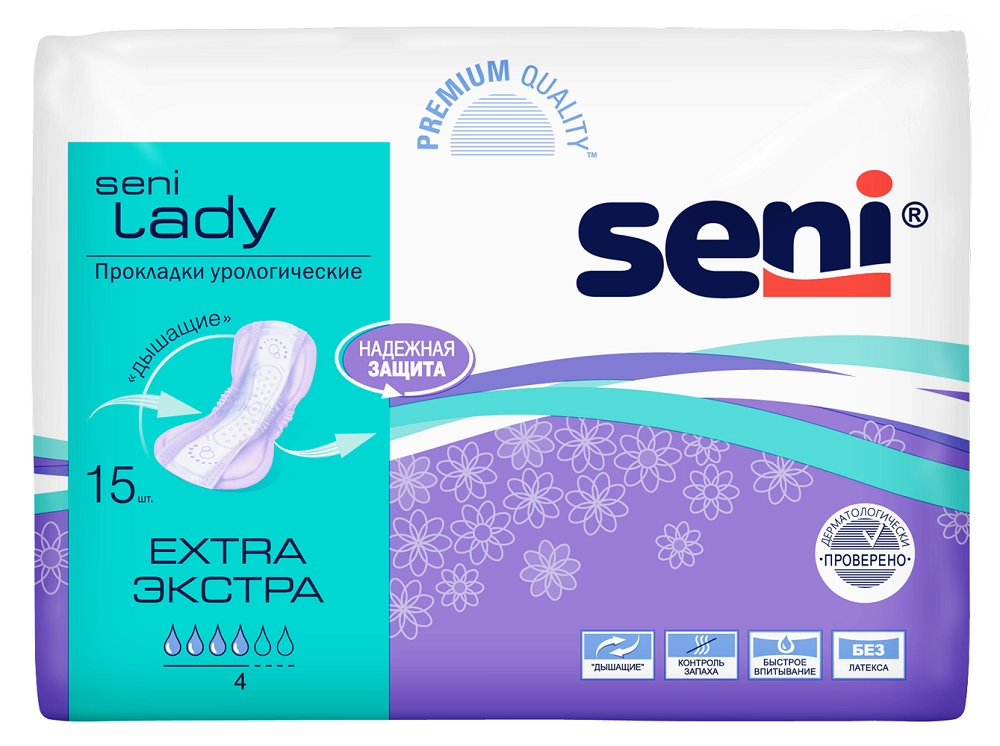 Урологические прокладки SENI LADY Extra
