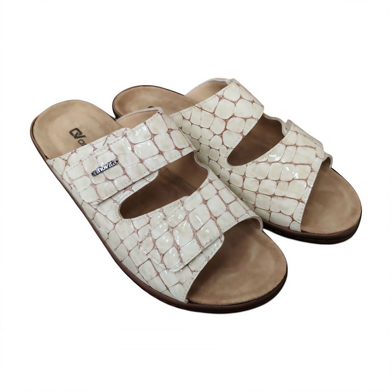 [375]Шлепанцы женские, цвет бежевый (ORTHOVITA COMFORT SHOES)