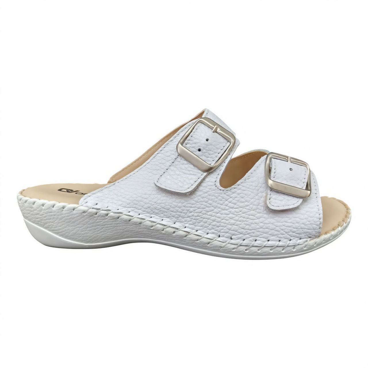 Шлепанцы женские, цвет белый (ORTHOVITA COMFORT SHOES)